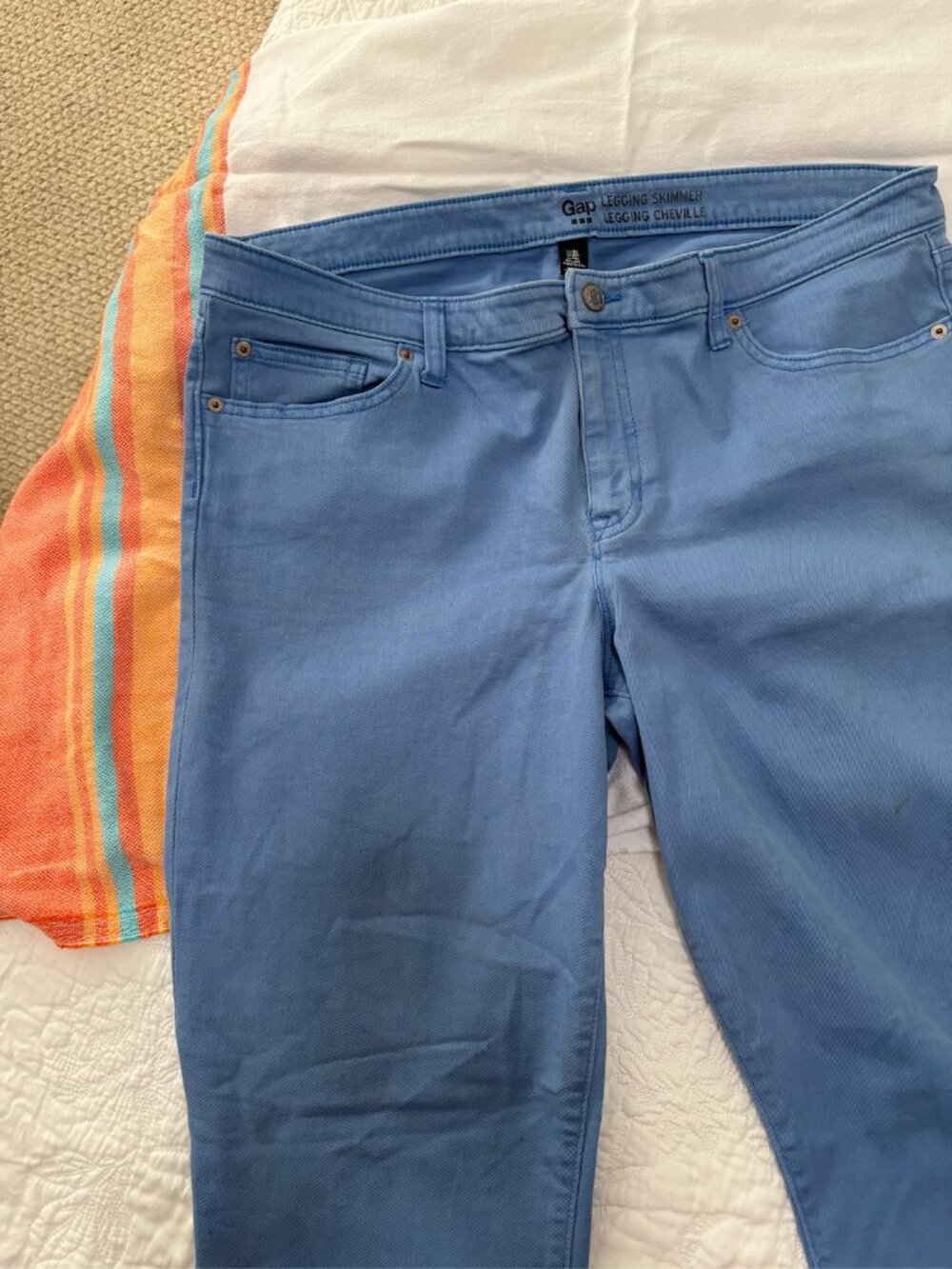 GAP Denim Legging Skimmer Jeans size 16a (ankle)